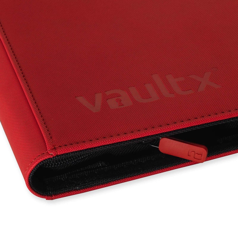 Vault X 9 Pocket Trading Card Zip Binder, 360 Cards, Premium Exo-Tec Album Material, 20 Side-Loading Pages, Folder for Collectible Games, Sports, TCG (Red) - Image 5
